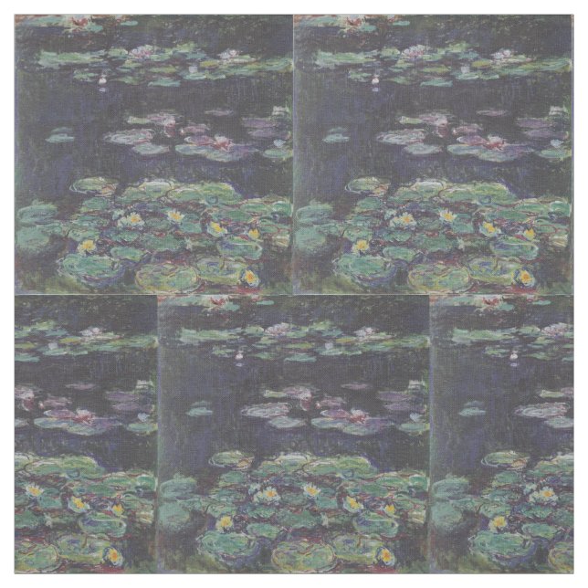 Water Lilies by Claude Monet Stoff (Muster)
