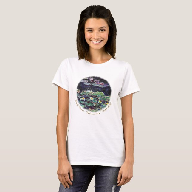 Water Lilies by Claude Monet T-Shirt (Vorne ganz)