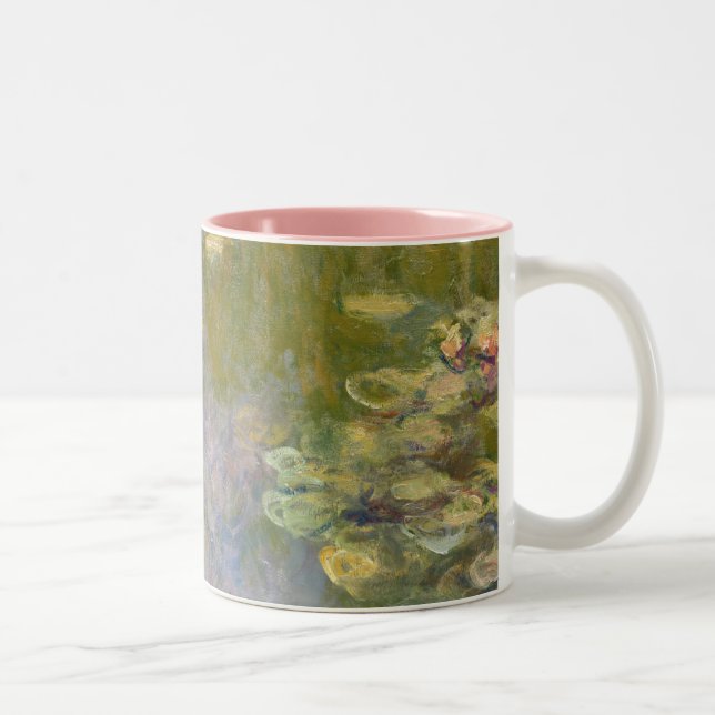 Water Lilies by Claude Monet Zweifarbige Tasse (Rechts)
