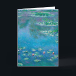Water Lilies, Claude Monet Karte<br><div class="desc">Water Lilies ist eine Serie von ca. 250 Ölgemälden des französischen Impressionisten Claude Monet. Die Gemälde stellen seinen Blumengarten auf seiner Zuhause in Giverny dar und standen während der letzten dreißig Jahre seines Lebens im Mittelpunkt seiner künstlerischen Produktion.</div>