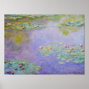 Water Lilies Claude Monet Kunstgewerbe Poster