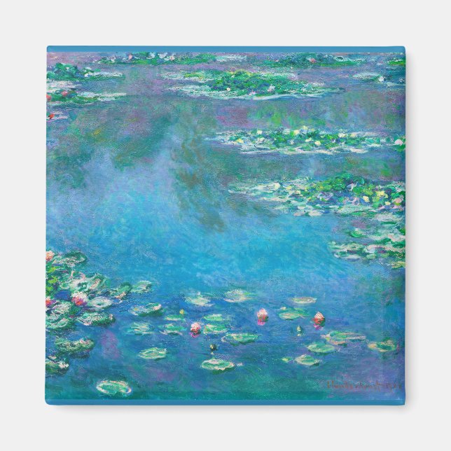 Water Lilies, Claude Monet Magnet (Vorne)