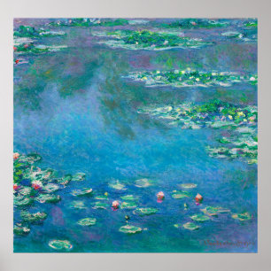 Water Lilies, Claude Monet Poster