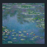 Water Lilies - Claude Monet Poster<br><div class="desc">"Ein Augenblick, ein Aspekt der Natur enthält alles", sagte Claude Monet, in Bezug auf seine späten Meisterwerke, die Wasserlandschaften, die er auf seiner Zuhause in Giverny zwischen 1897 und seinem Tod 1926 produziert hat. Diese Arbeiten ersetzten die verschiedenen zeitgenössischen Subjekte, die er von den 1870er Jahren bis in die 1890er...</div>