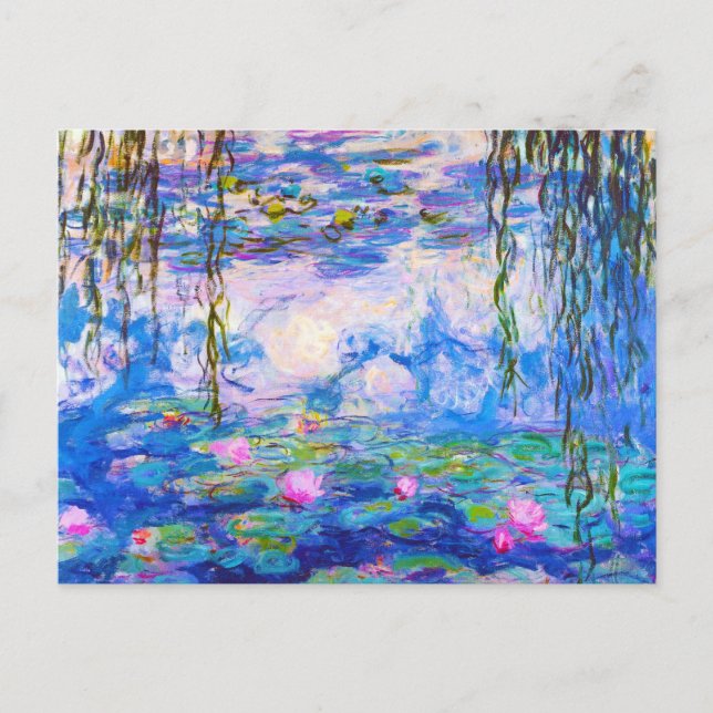 Water Lilies Claude Monet Postkarte (Vorderseite)