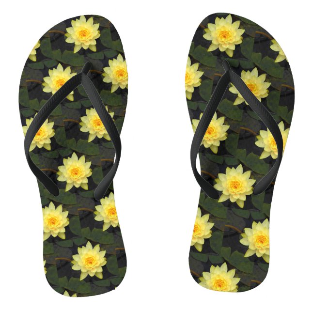 Water Lilies Flip Flops (Fußbett)