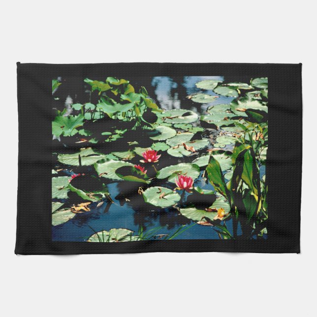 Water Lilies Geschirrtuch (Horizontal)