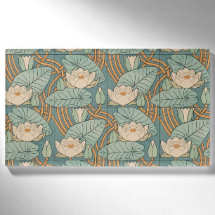 Water Lilies Lily Art Nouveau Natur Namenschild
