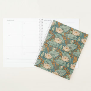 Water Lilies Lily Art Nouveau Natur Planer
