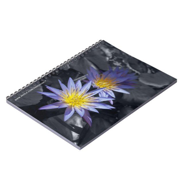 Water Lilies Notebook Notizblock (Linke Seite)