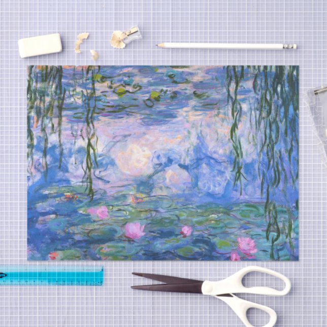 Water Lilies Seidenpapier (Handwerk)