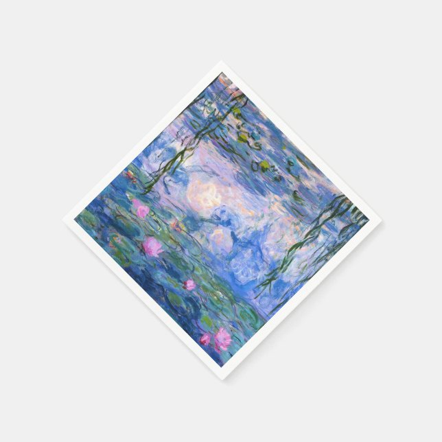 Water Lilies Serviette (Ecke)