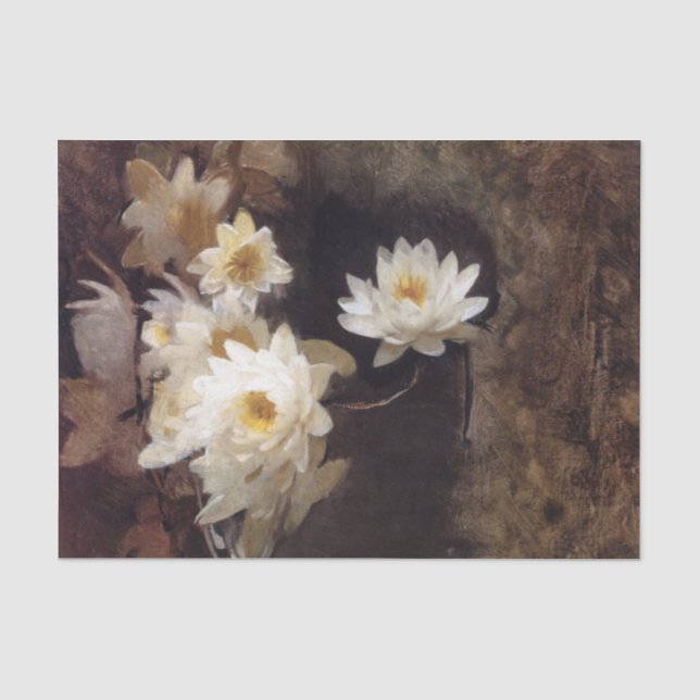 Water Lilies von Abbott Handerson Thayer Seidenpapier (Vorderseite)