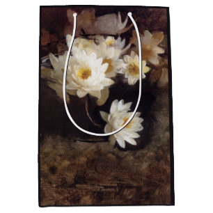Water Lilies (von Abbott Henderson Thayer) Mittlere Geschenktüte