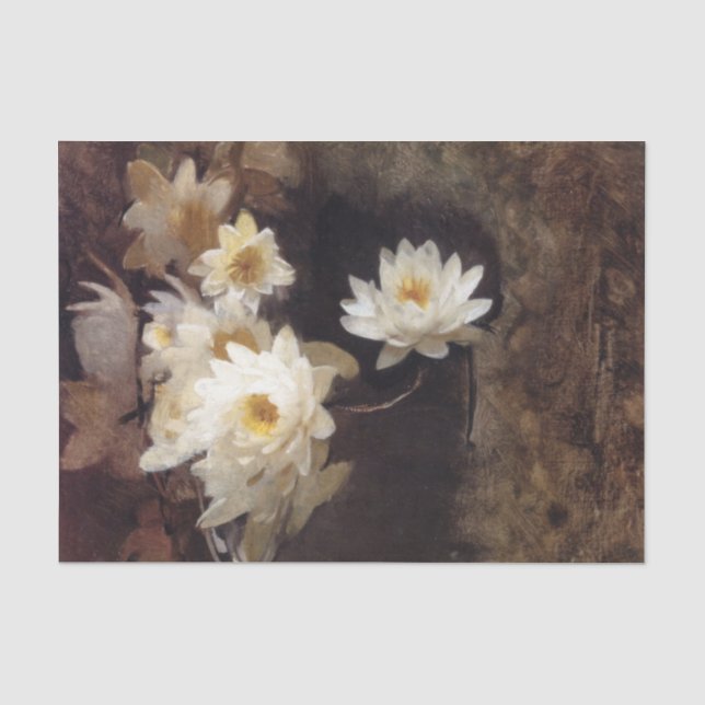 Water Lilies (von Abbott Henderson Thayer) Seidenpapier (Vorderseite)