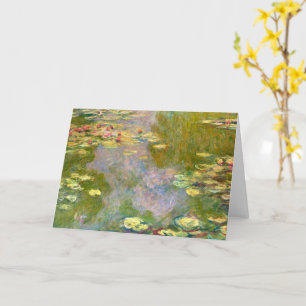 Water Lilies von Claude Monet 1919 Karte