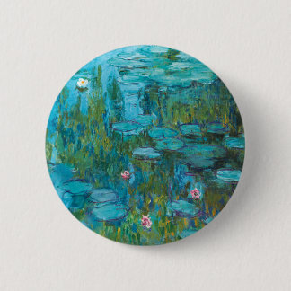 Water Lilies von Claude Monet Button