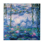 Water Lilies von Claude Monet Fliese<br><div class="desc">Water Lilies von Claude Monet.
Besuchen Sie bitte meinen Laden für interessanteres Design und mehr Farbwahl => zazzle.com/iwheels*</div>