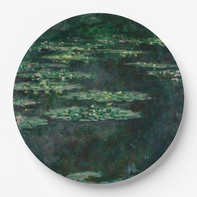 Water Lilies (von Claude Monet) Pappteller (Vorderseite)