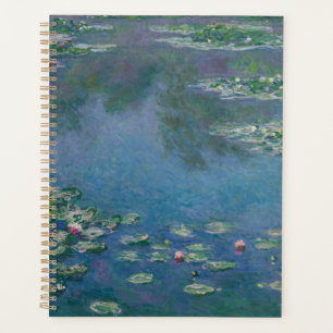 Water Lilies von Claude Monet Planner Planer