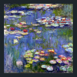 Water Lilis by Monet auf Leinwand Matte Poster<br><div class="desc">"Water Lilies" von Claude Monet,  französischer Impressionistiker,  1916. Claude Monet war einer der Gründer des französischen Impressionismus.</div>