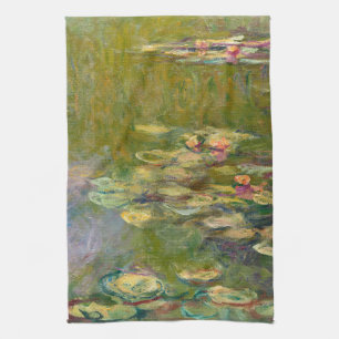 WATER LILLIES by Claude Monet Geschirrtuch