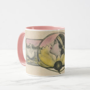 Water Lily Girl Tasse
