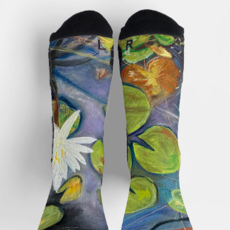 Water Lily in Bloom Socks Socken