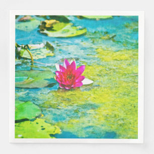 Water Lily Lilypad Serviette