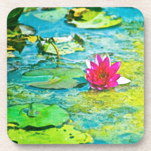 Water Lily Lilypad Untersetzer