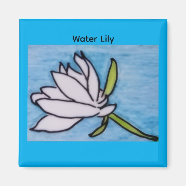 Water Lily Magnet (Vorne)