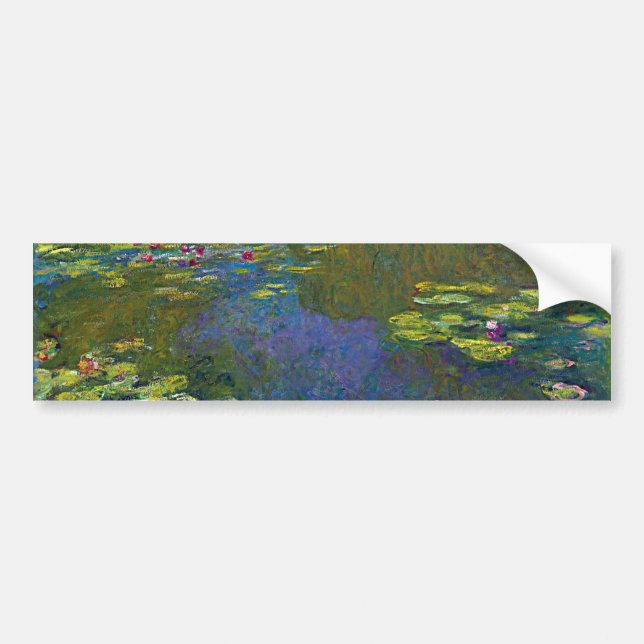 Water Lily Pond at Giverny, Claude Monet Autoaufkleber (Vorne)