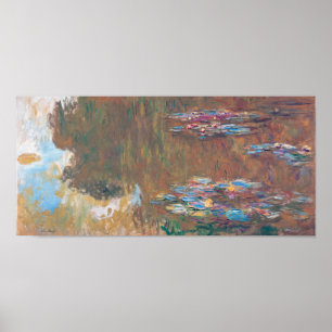 Water Lily Pond at Giverny, Claude Monet Poster
