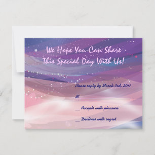 Water Lily Pond Bat mitzvah Invitation réponse bar