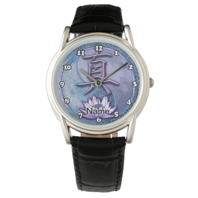 Water Lotus Wahrheit Armbanduhr (Vorderseite)