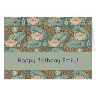 Water Lys Lily Art Nouveau Nature