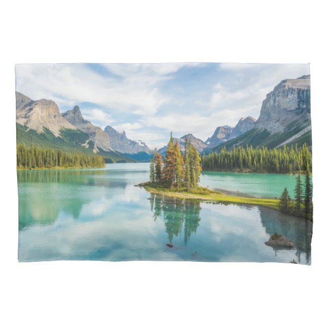 Water | Maligne Lake, Jasper National Park, Canada Kissenbezug (Vorderseite)