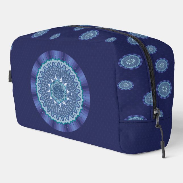 Water Mandala Dopp Kit Waschbeutel (Rechte Ecke)
