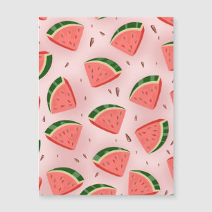 Water Melon Pattern Magnetkarte