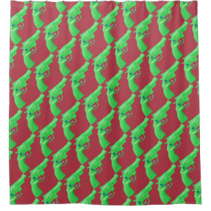 Water pistol toy Wasserpistole Spielzeug photo art Duschvorhang