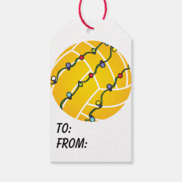 Water Polo Ball Geschenkanhänger