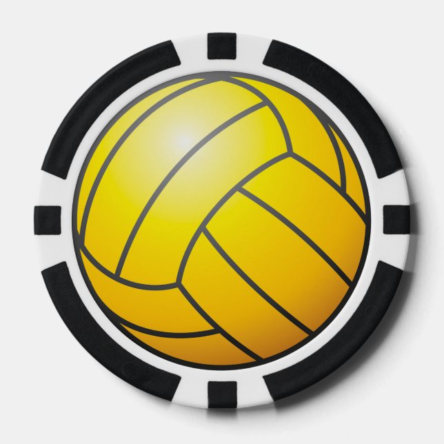 Water Polo Ball Poker Chips (Vorderseite)
