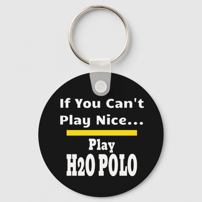 Water Polo Funny Sarcastic Schlüsselanhänger (Vorderseite)