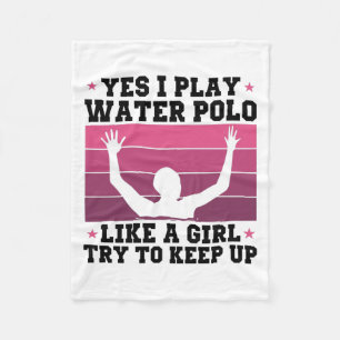 water polo girl fleecedecke