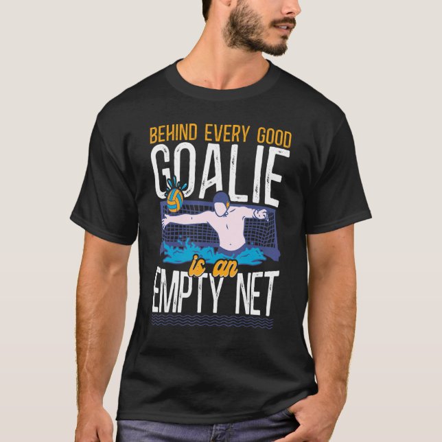 Water Polo Goalie hinter jedem guten Tor ist ein E (Vorderseite)