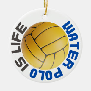 Water Polo ist Leben Keramik Ornament