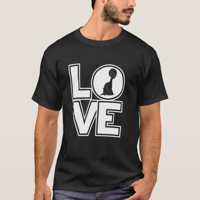 Water Polo LIEBE Funny Water Polo Player (Vorderseite)