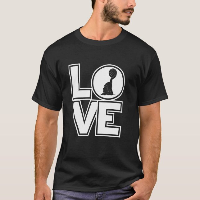 Water Polo LIEBE Funny Water Polo Player (Vorderseite)