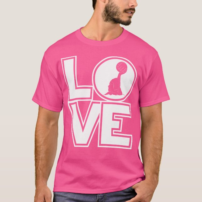 Water Polo Liebe Funny Water Polo Player (Vorderseite)