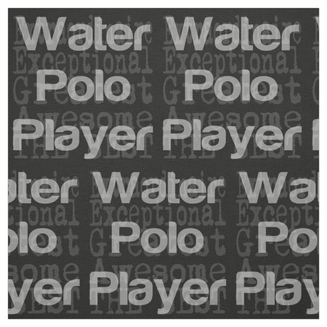 Water Polo Player Extraordinator Stoff (Muster)